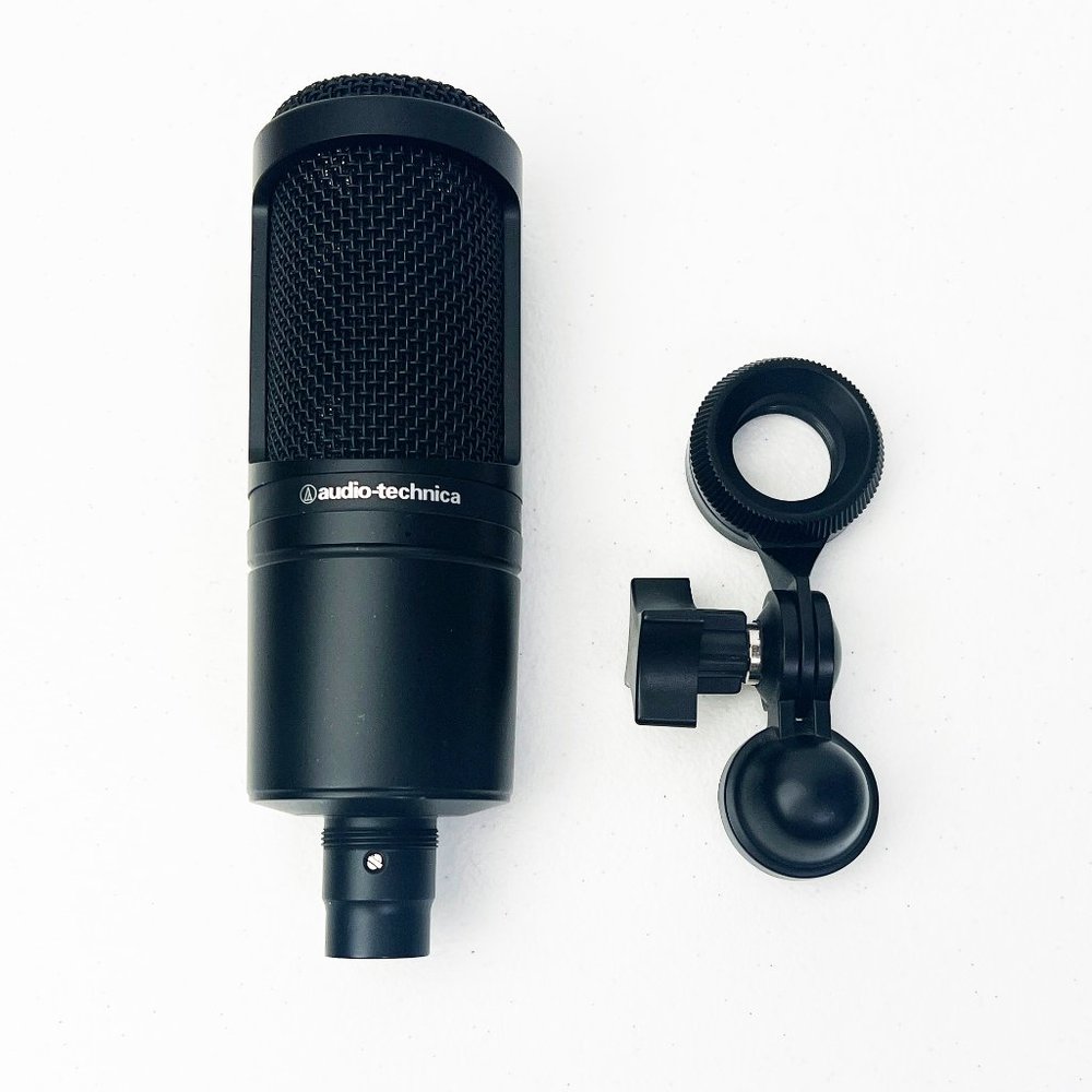 Audio-Technica AT2020 Mic - Great for Podcasts, Radio, and Voiceovers! (used)